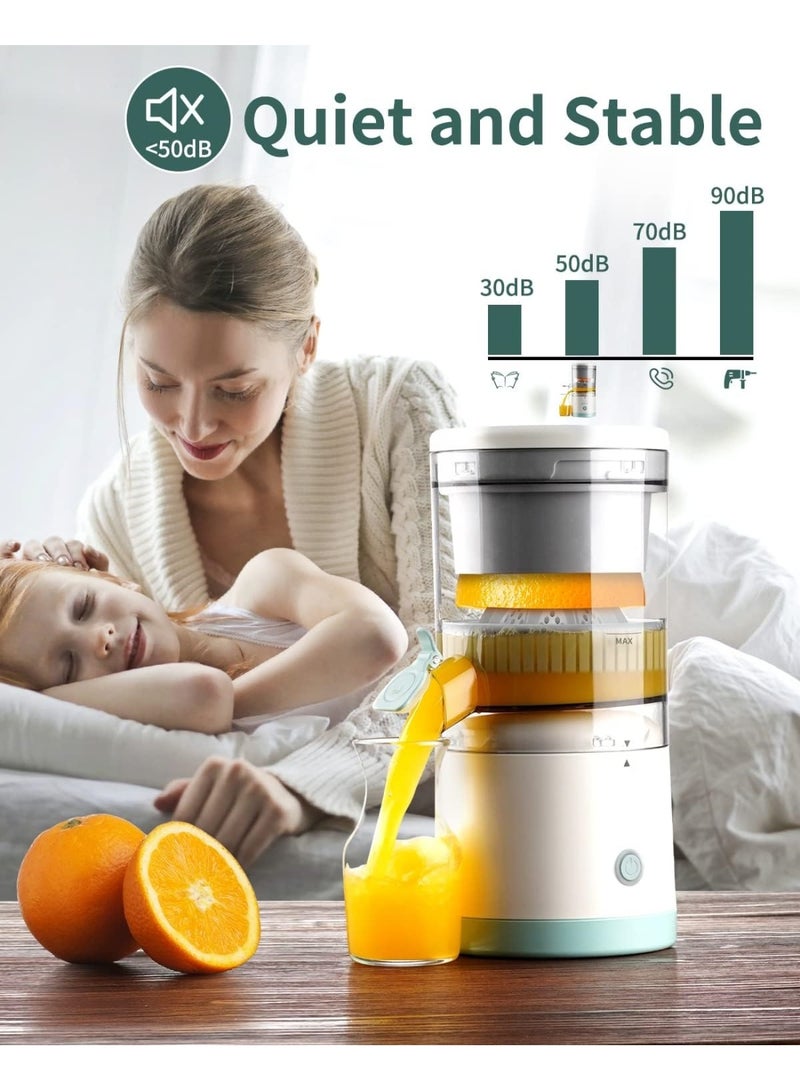 Toriseek Electric Citrus Juicer Machine, Orange Juicer with USB , Portable Electric Juicer, Easy to Clean, for Lemons, Limes, and Grapefruit, For Travel, Home and Outdoors - Image 4